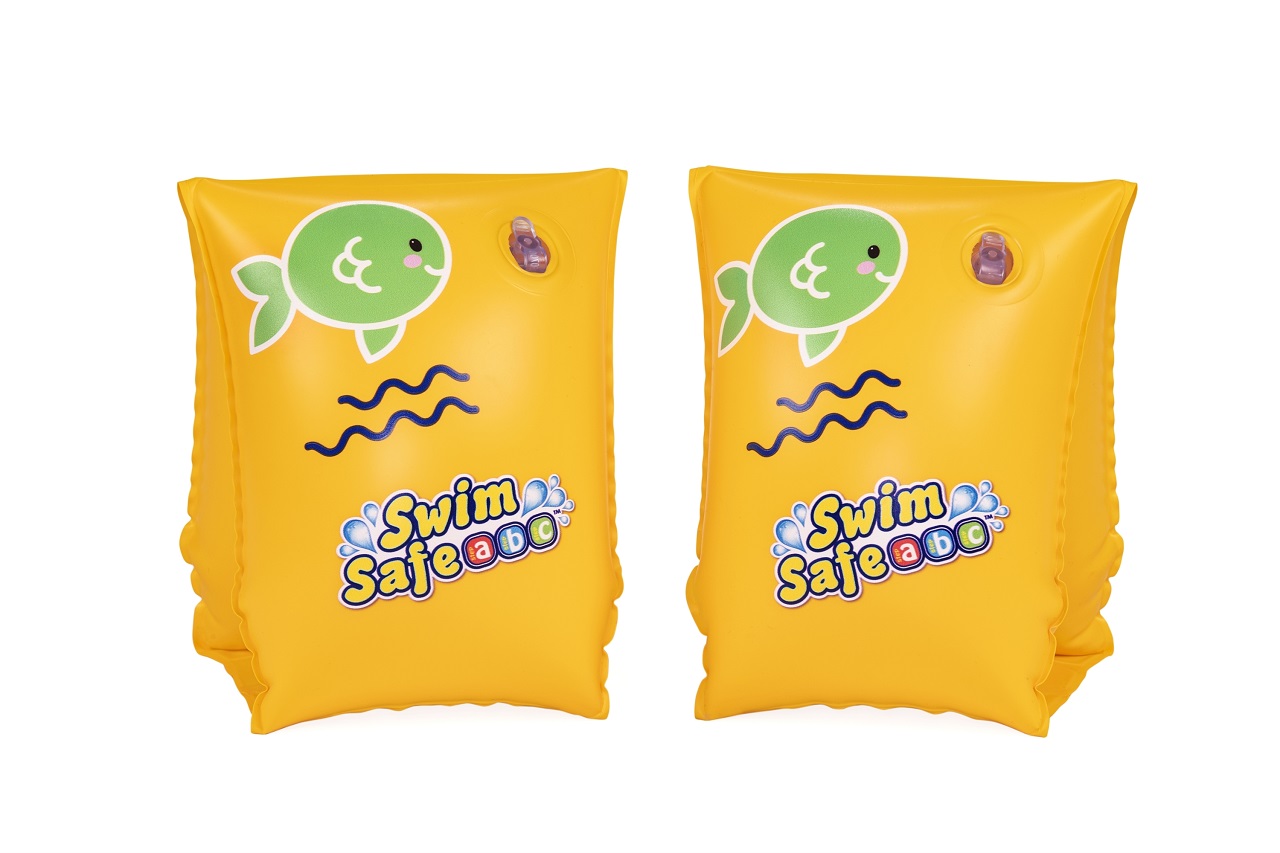 Детски надуваеми раменки Bestway Swim Safe S/M, 2 въздушни камери, PVC, цветни - Image 2