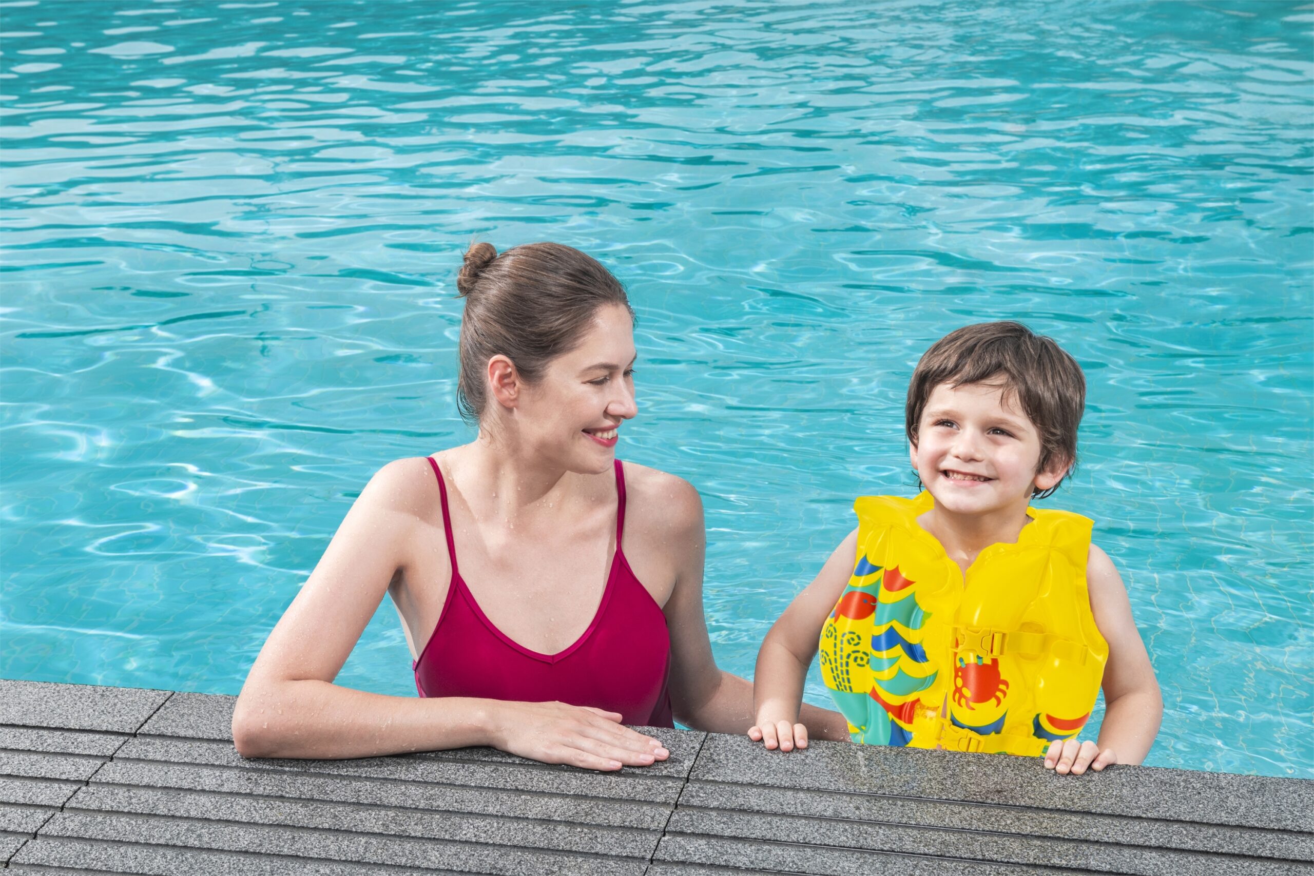 Детска надуваема жилетка BESTWAY Bermudabay Swim Vest, 41x30 см, PVC, за деца 3-6 г