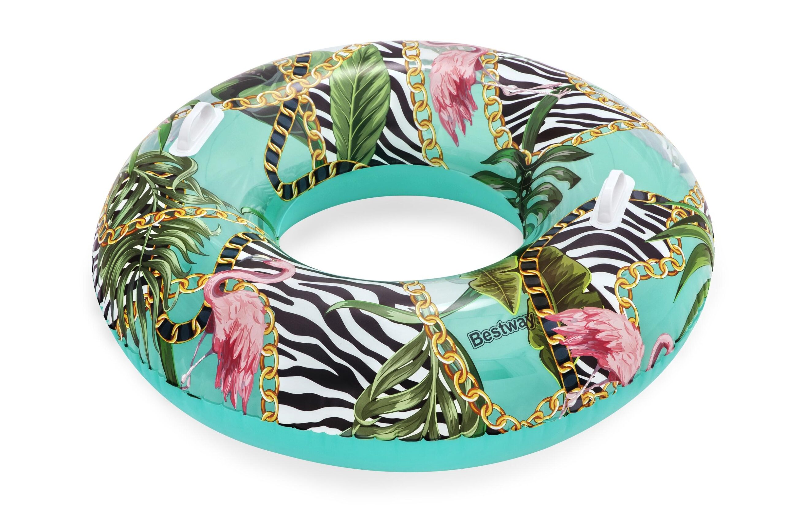 Надуваем пояс BESTWAY Floral Fantasy, диаметър 114 см, PVC, цветен, за деца над 12 г - Image 19