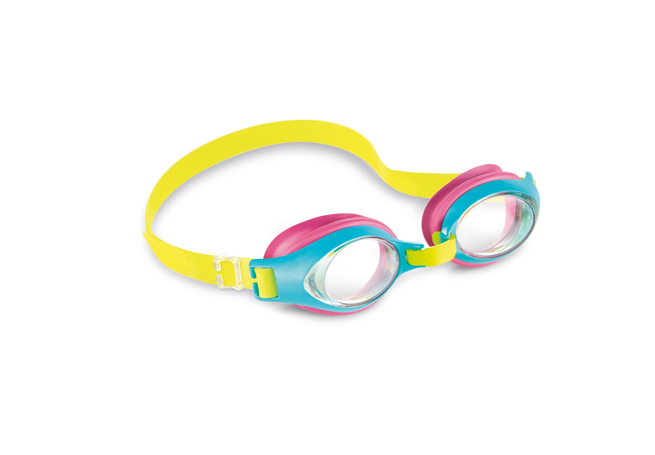 Детски очила за плуване Junior Goggles Intex, UV защита, хипоалергенни, за деца, 3 цвята - Image 2