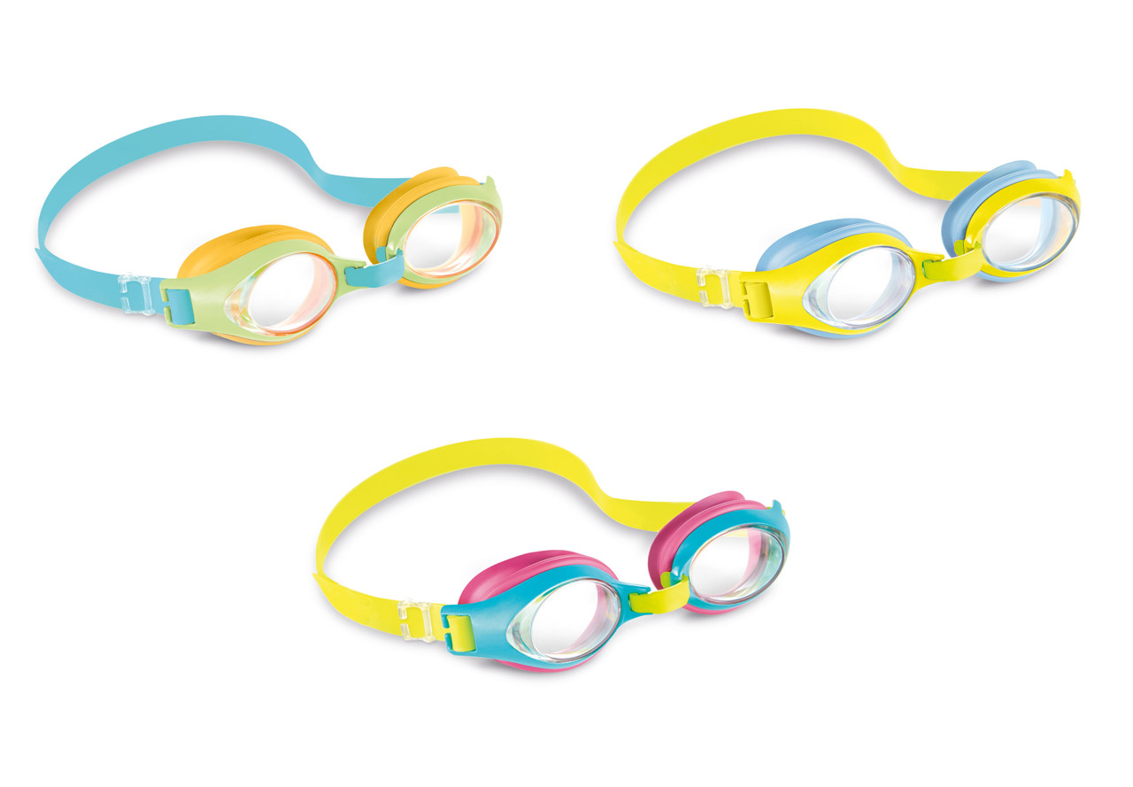 Детски очила за плуване Junior Goggles Intex, UV защита, хипоалергенни, за деца, 3 цвята