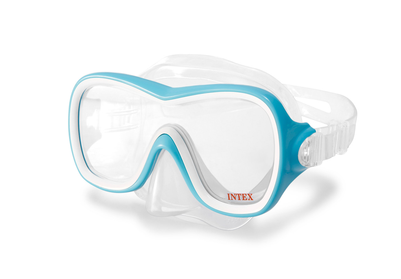 Маска за плуване Wave Rider Intex, хипоалергенна, UV защита, за деца, син - Image 3