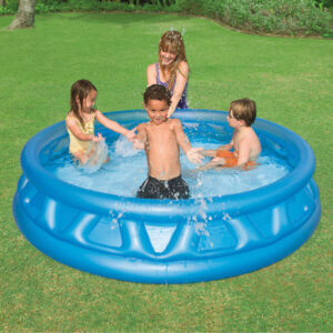 Детски надуваем басейн Intex Soft Side, 188 х 46 см, 790 литра, PVC, безопасен