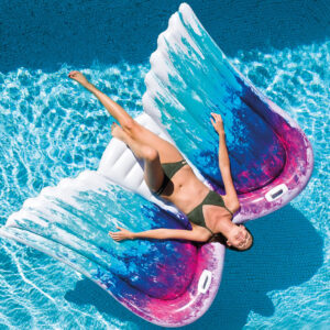 Надуваем дюшек Intex Angel Wings, 251 x 106 см, PVC, за 1-2 души, цветен