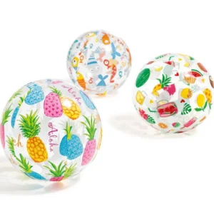 Надуваема топка Lively Print INTEX, диаметър 51 см, PVC, морска тематика