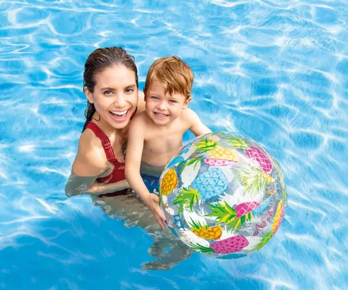 Надуваема топка Lively Print INTEX, диаметър 51 см, PVC, морска тематика - Image 5
