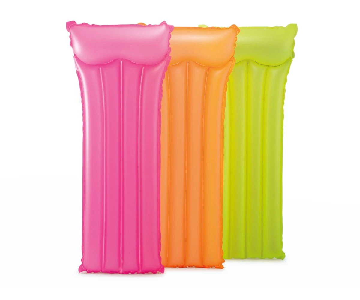 Надуваем дюшек Intex Neon Frost Air, 183x76 см, PVC, неонови цветове - Image 6