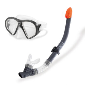 Комплект маска и шнорхел Intex Reef Rider, хипоалергенен, поликарбонат, за деца над 14 г