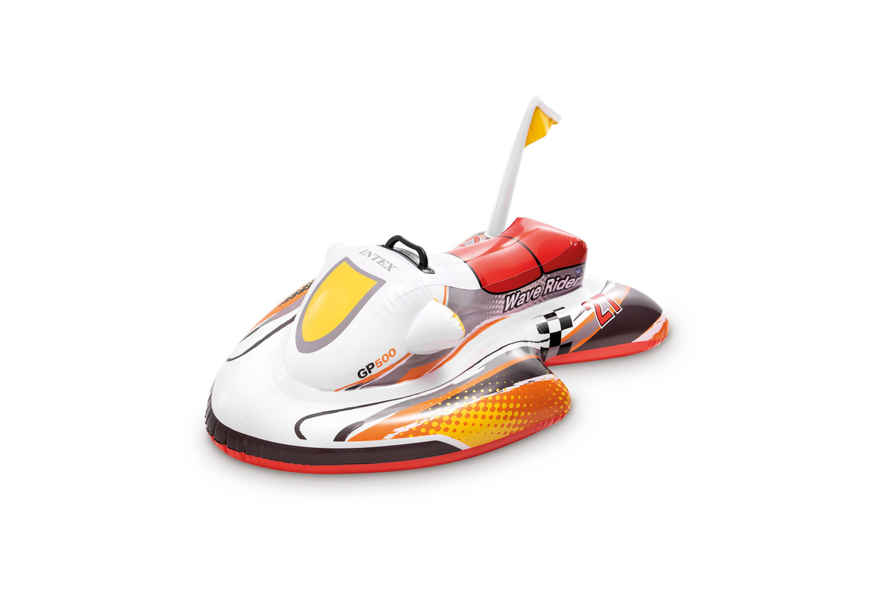 Надуваем джет Wave Rider Intex, 117 х 77 см, PVC, за деца над 3 г., червен - Image 2