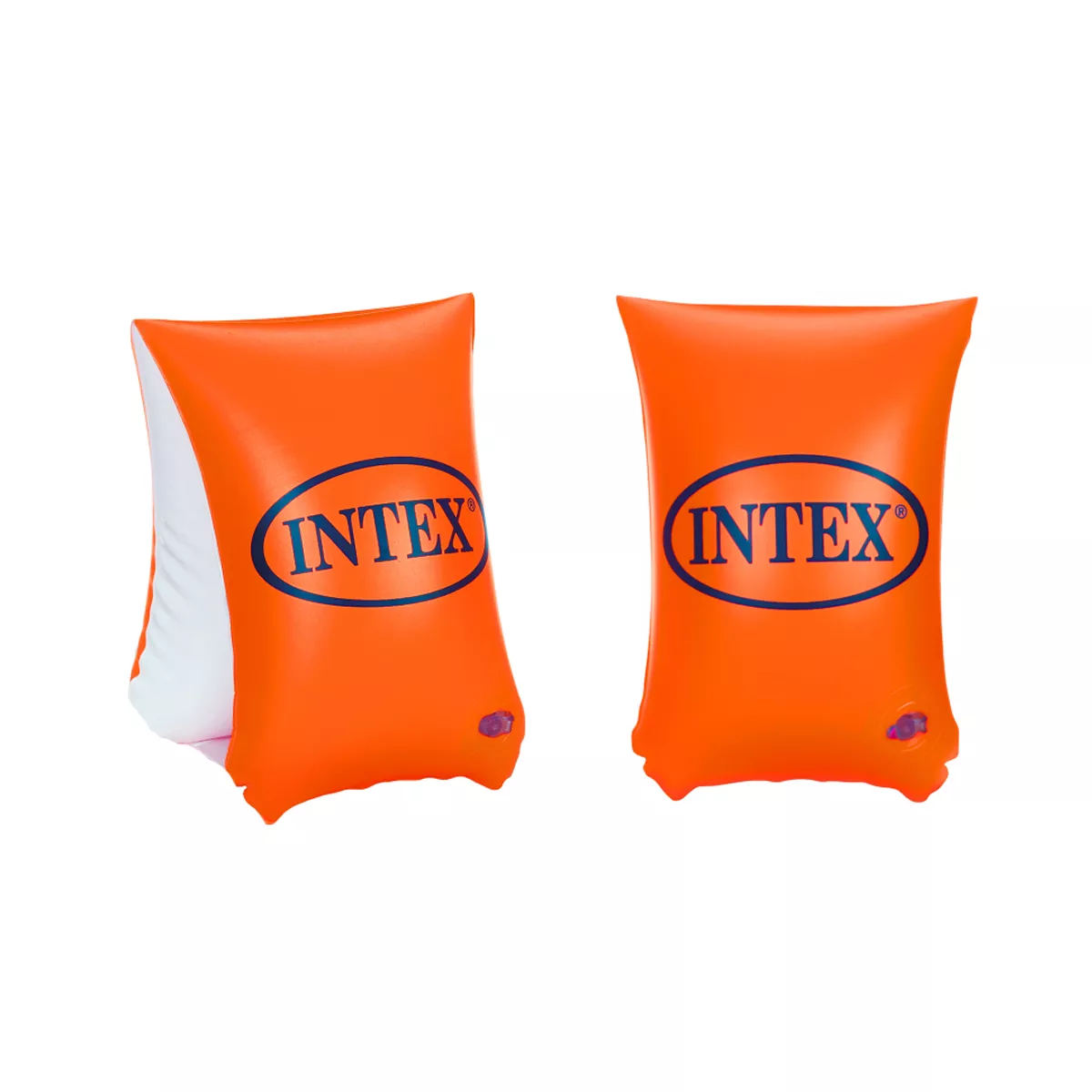 Надуваеми раменки Deluxe INTEX, 30 х 15 см, PVC, за деца, неоново оранжеви
