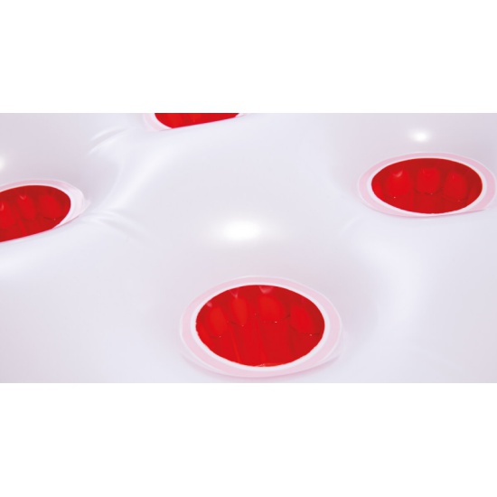 Надуваем дюшек INTEX 58781, 168 x 142 см, PVC, ягода, за 1-2 човека - Image 4