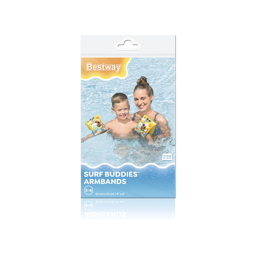 Детски надуваеми раменки Bestway, Диня/Ананас/Животни, 23 х 15 см, PVC, безопасни - Image 5
