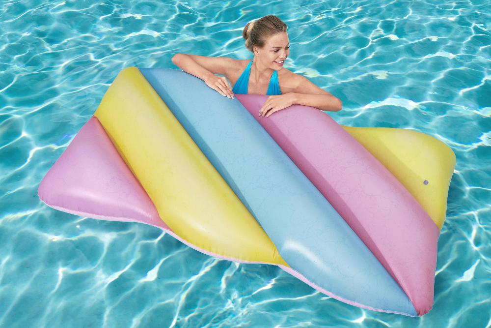 Надуваем дюшек Bestway Candy Lounge, 190 х 105 см, PVC, маршмелоу дизайн - Image 4