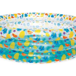 Детски надуваем басейн Bestway Fruit, 179 x 53 см, 3 пръстена, PVC, цветен