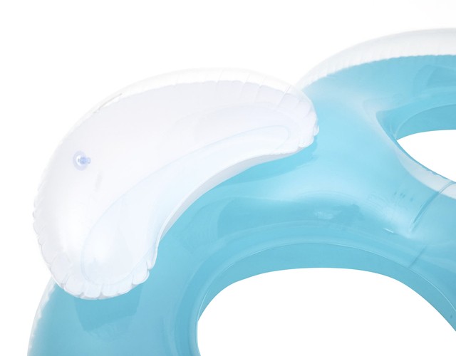 Надуваем двоен пояс Bestway, Double Ring Float, 188 x 117 см, PVC, за двама - Image 6