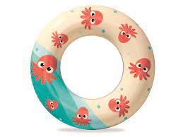 Детски надуваем пояс Bestway Swim Tube, 61 см, PVC, Звезда, Октопод, Плодове, Фламинго - Image 4