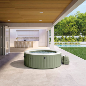 Надуваемо джакузи Pure Spa Intex, 6 места, 1098 литра, трислоен материал, зелен