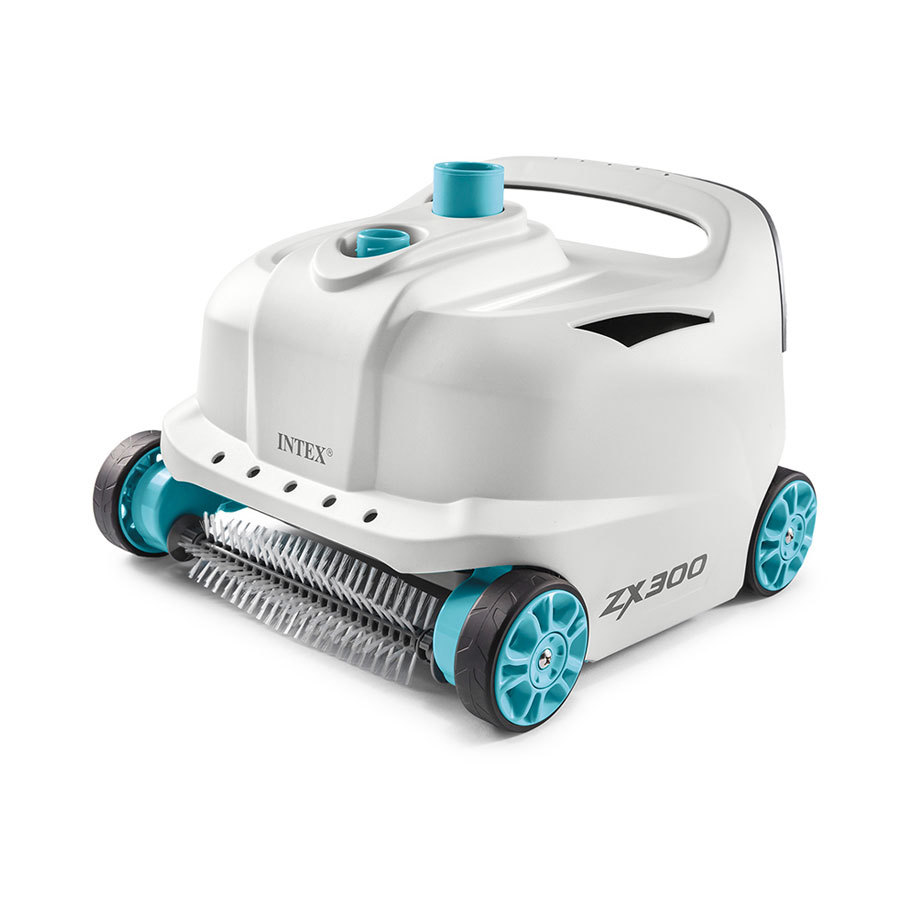 Автоматичен почистващ уред Intex ZX300 за басейни с ефективна система за почистване и маневреност.