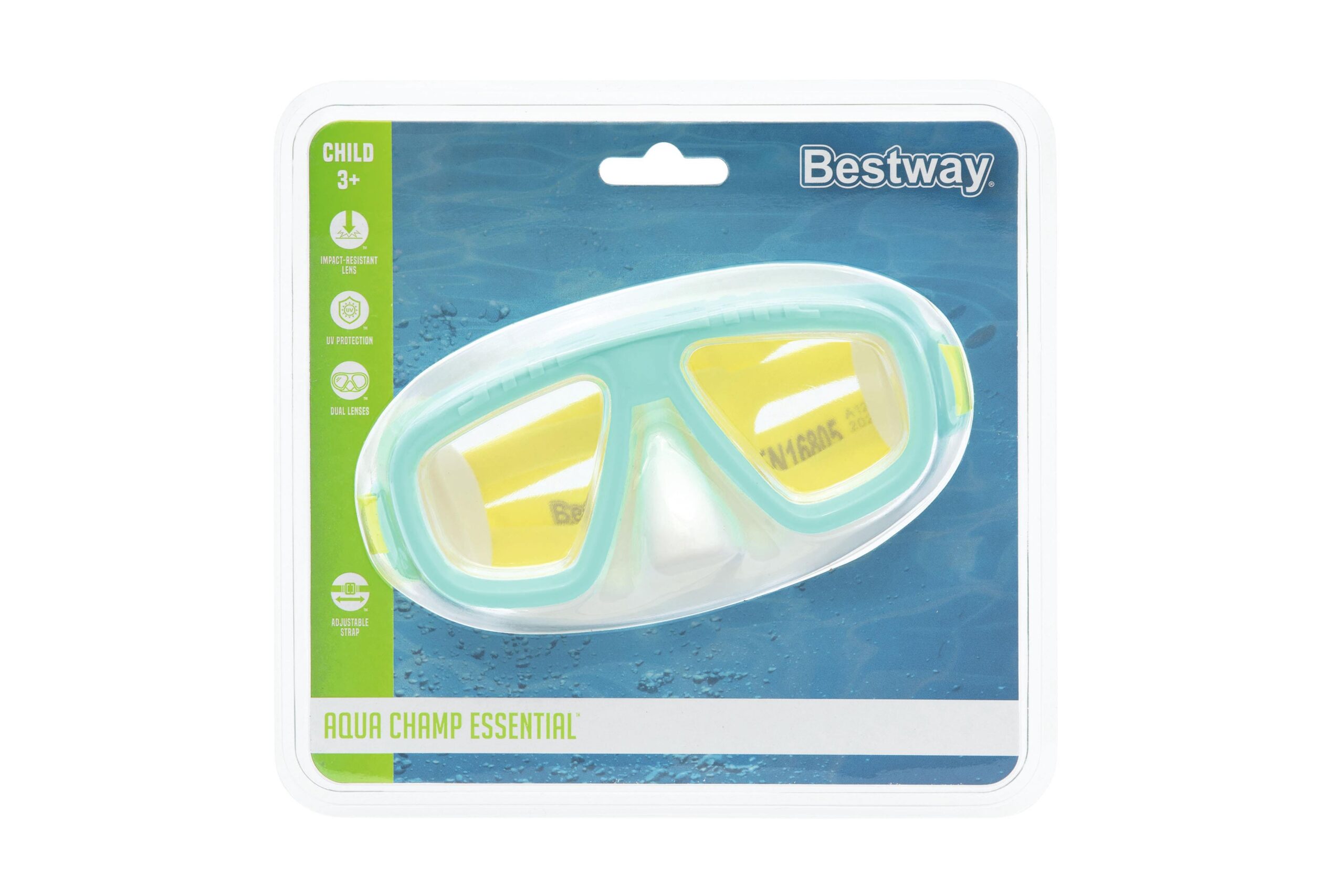 Детски очила за плуване Bestway с UV защита и регулируема лента.