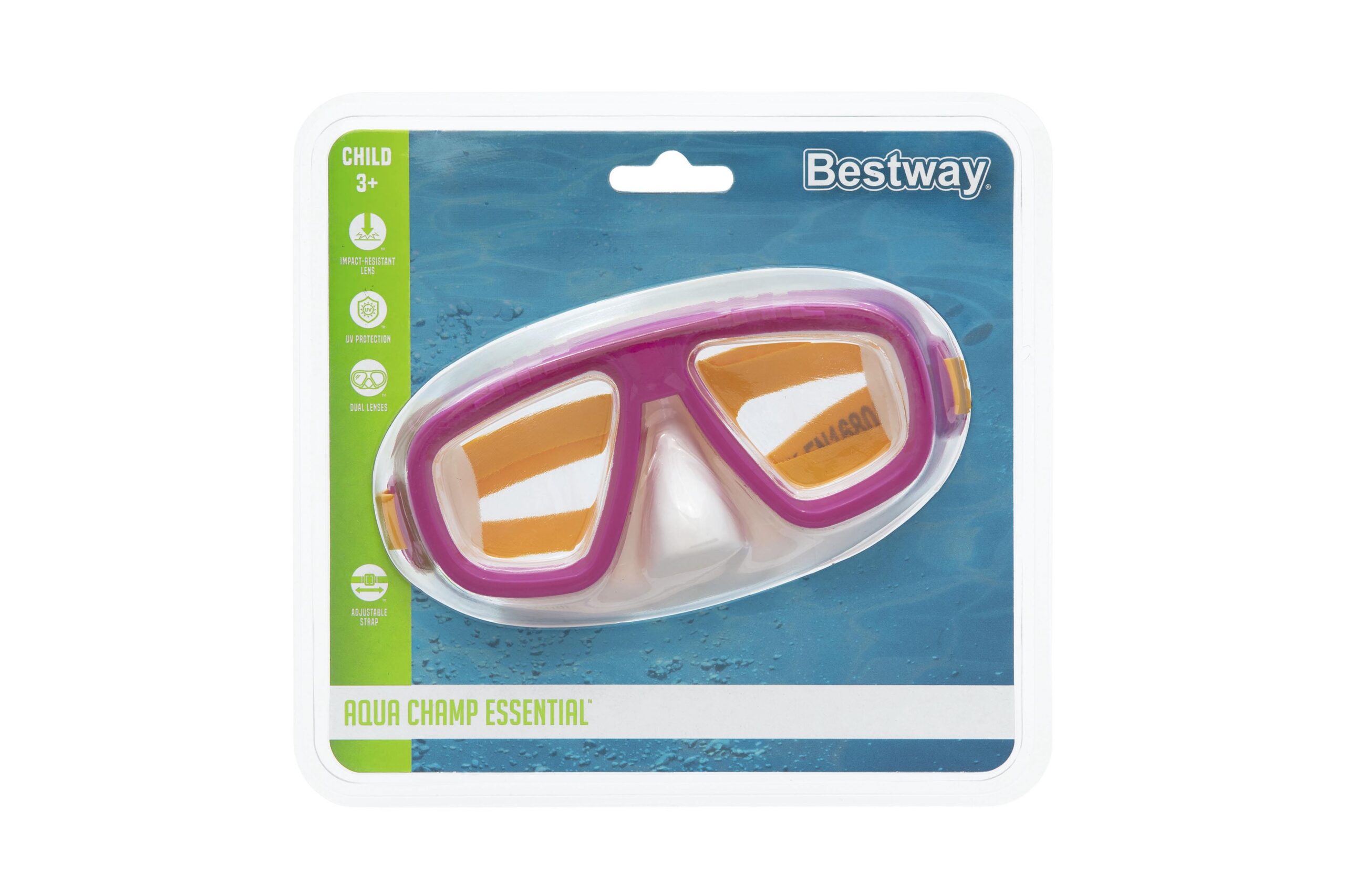 Детски маски за плуване Bestway с UV защита и регулируема лента.