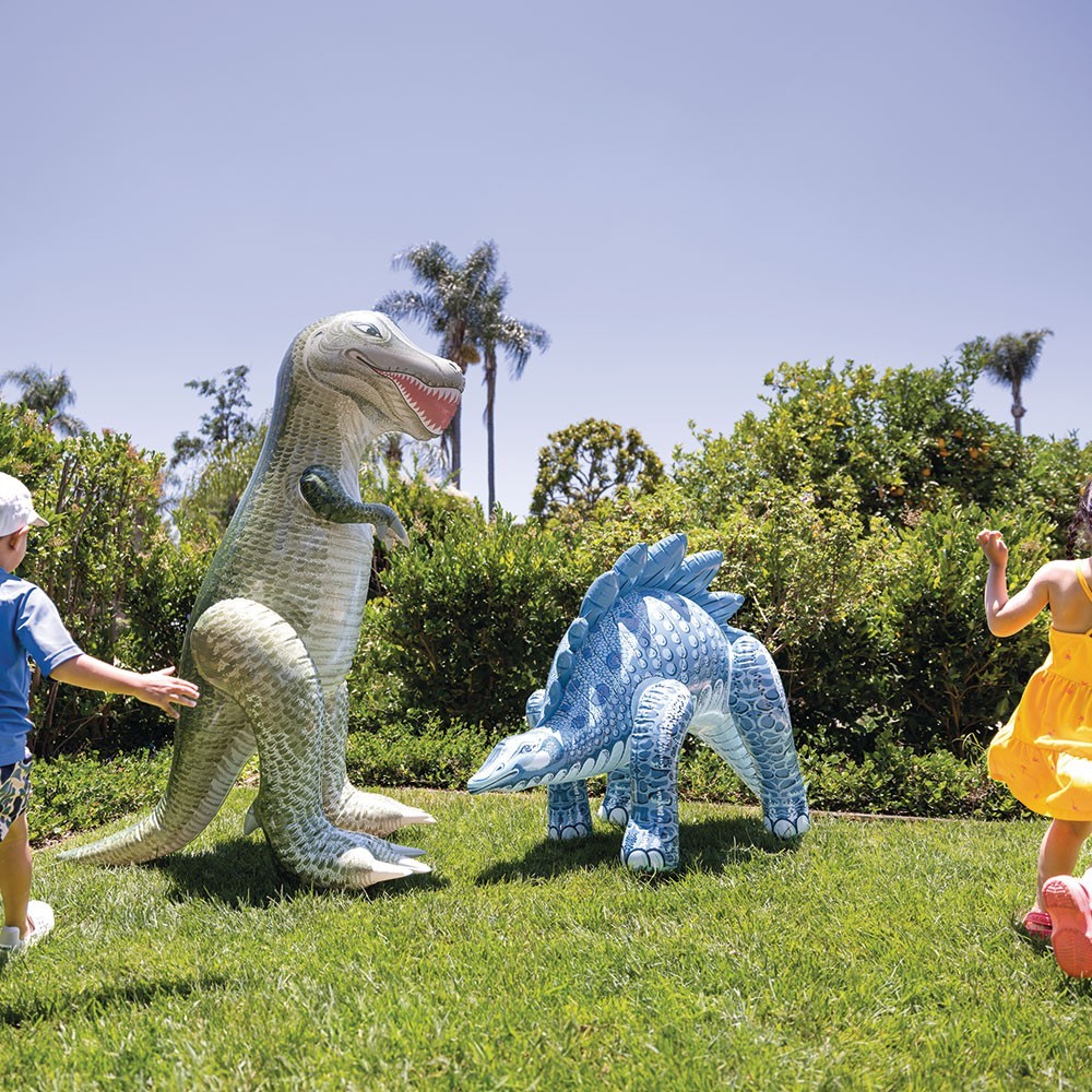 Детски надуваем Jurassic Dino, Intex, 147 x 109 x 76 см, PVC, Тиранозавър, Стегозавър - Image 6