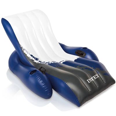 Надуваем шезлонг Intex с комфортен дизайн за плаж и басейн.