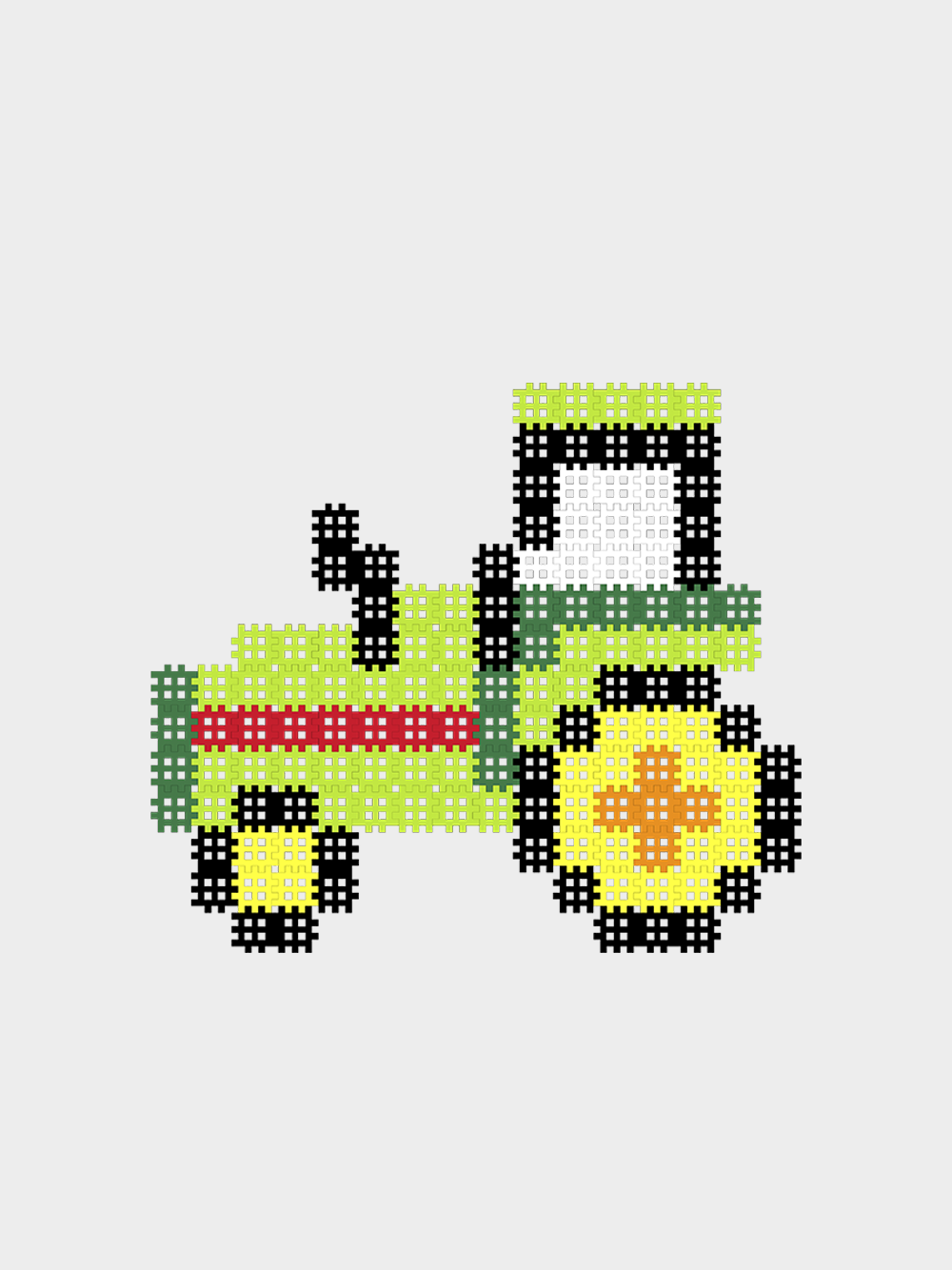 Marioinex - Конструктор Трактор Micro Waffle, 150 части - Image 2