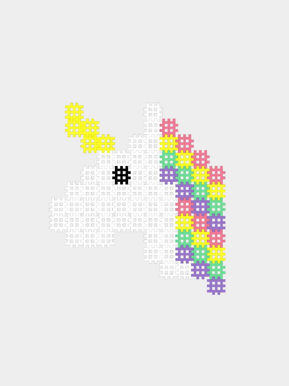 Marioinex - Комплект Micro Waffle 80 Unicorn, 80 части - Image 3