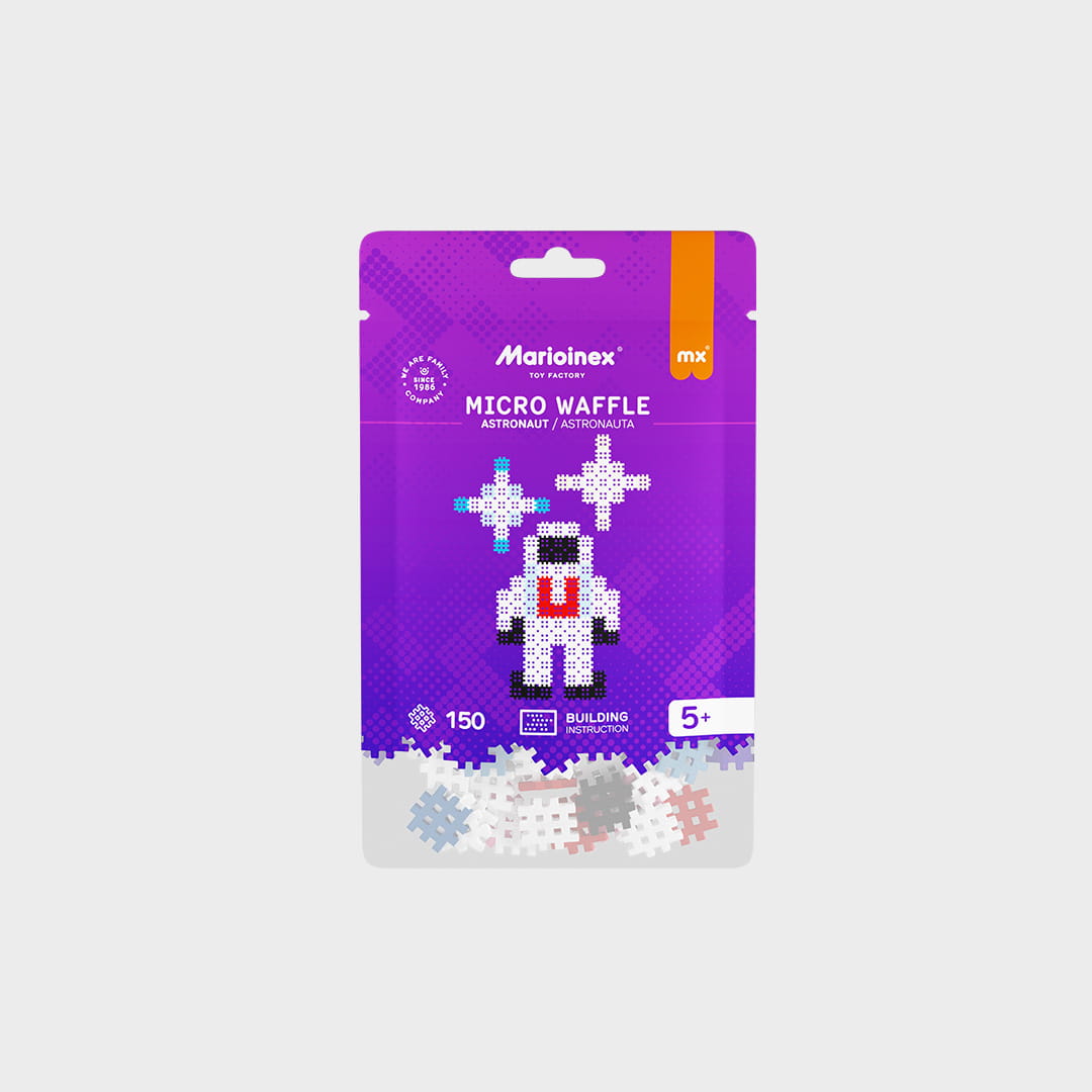 Marioinex - Комплект Micro Waffle Астронавт, 150 части