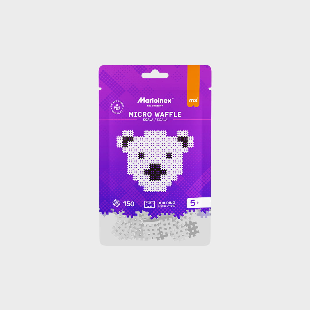 Marioinex - Micro Waffle Коала, 150 части