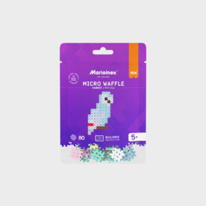 Marioinex - Конструктор Micro Waffle, 80 части, Папагал