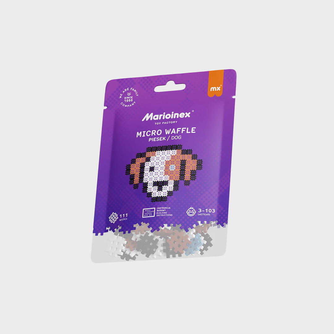 Marioinex - Micro Waffle Куче, 111 части - Image 2