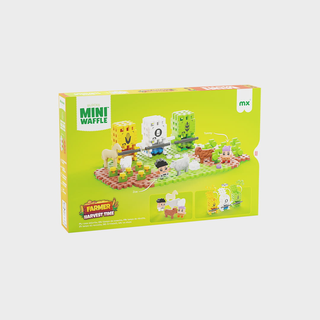 Marioinex - Мини гофрета Фермер, Време за жътва, 102 части - Image 3