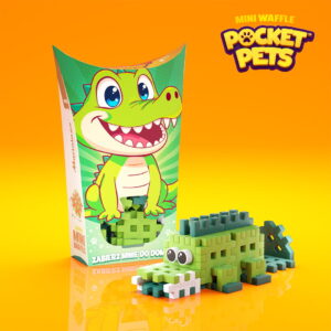 Mini Waffle - Крокодил, Pocket Pets, Marioinex, 34 части