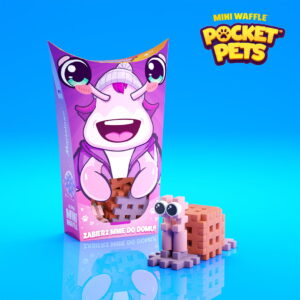 Pocket Pets – Мини гофрета Охлюв, 15 части