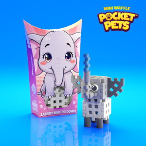 Pocket Pets Marioinex - Мини гофрета, Слонче, 25 части