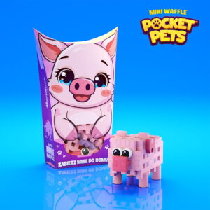 Marioinex - Мини гофрета Pocket Pets, Прасенце 25 части