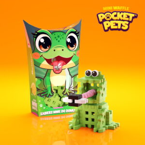 Marioinex - Мини гофрета Жаба Pocket Pets, 34 части