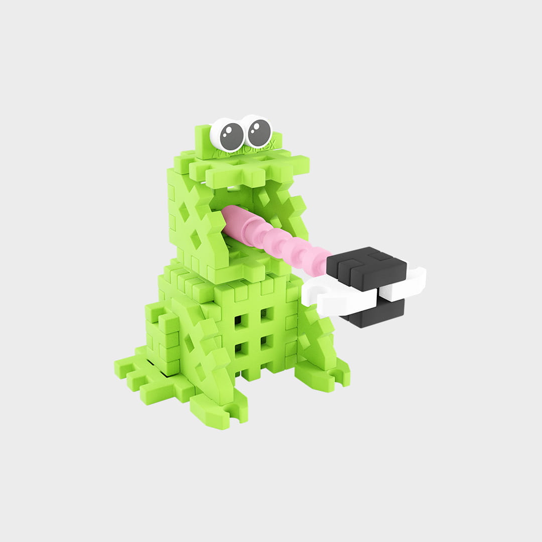 Marioinex - Мини гофрета Жаба Pocket Pets, 34 части - Image 8