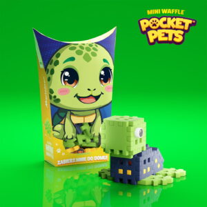 Marioinex - Мини гофрета костенурка Pocket Pets, 25 части