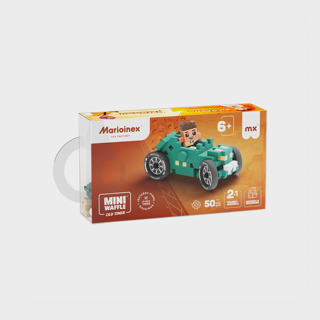 Mini Waffle - Кабриолет Old Timer Turquoise, 50 части - Image 2