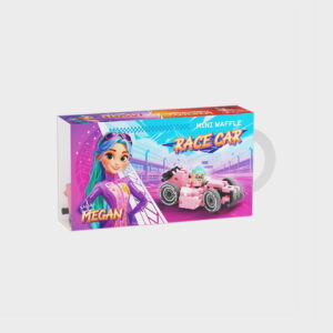 Mini Waffle - Розови състезателни колички, 50 части