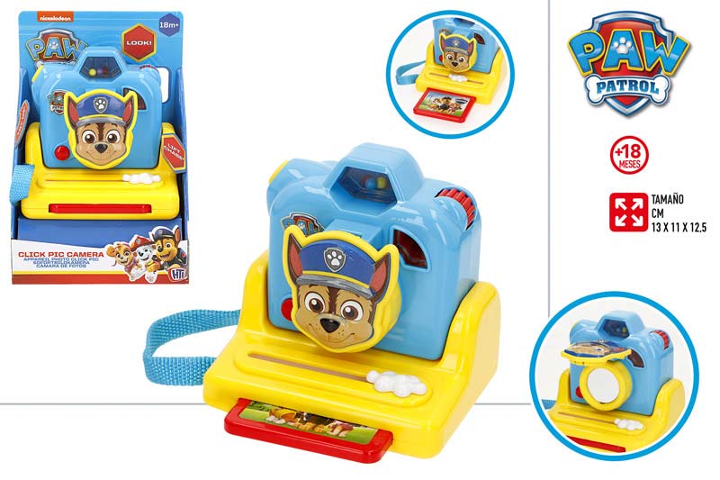 Paw Patrol камера със снимки 18М+ син/жълт