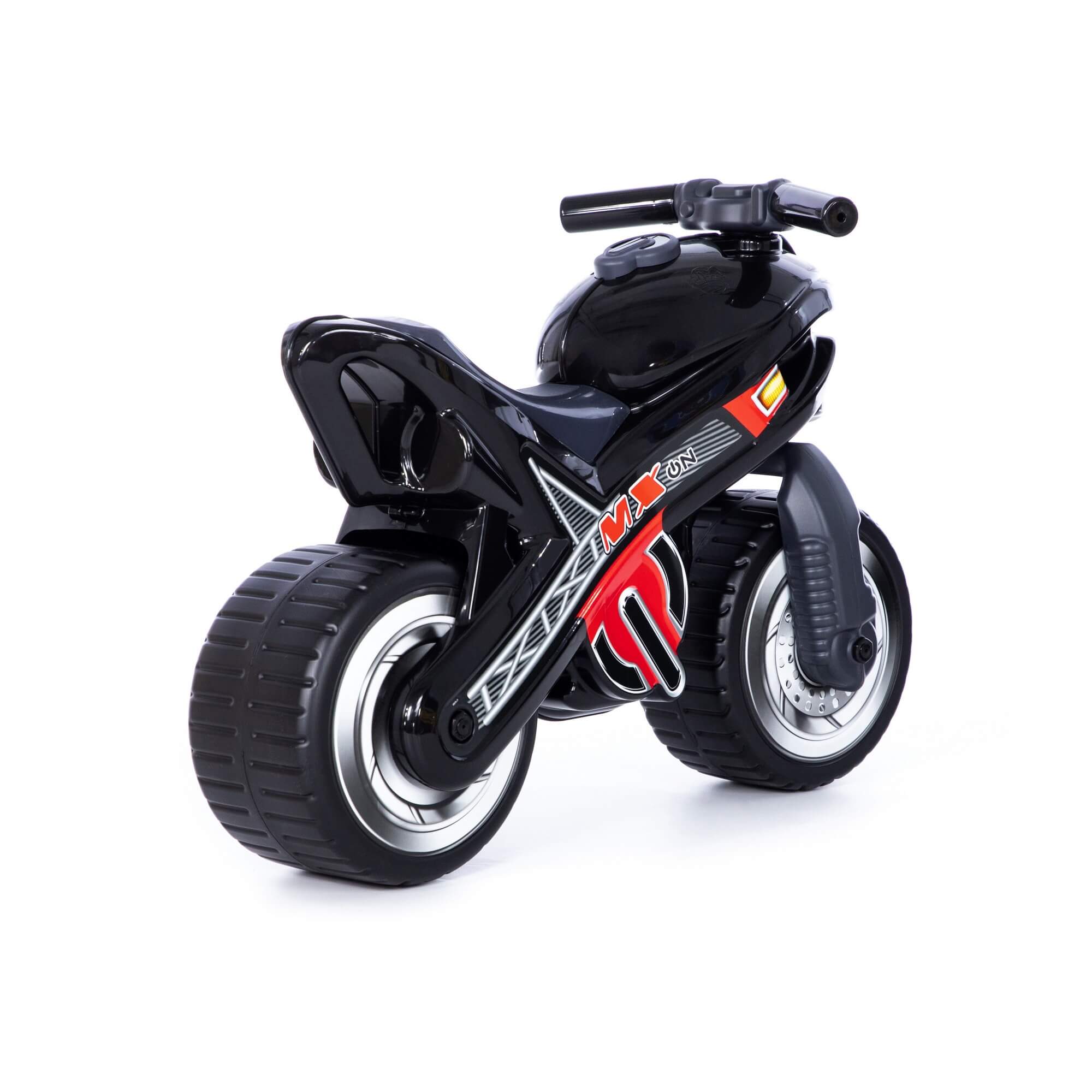 Мотоциклет MX-ON за каране, Polesie 70х30х49.3см, черен - Image 5