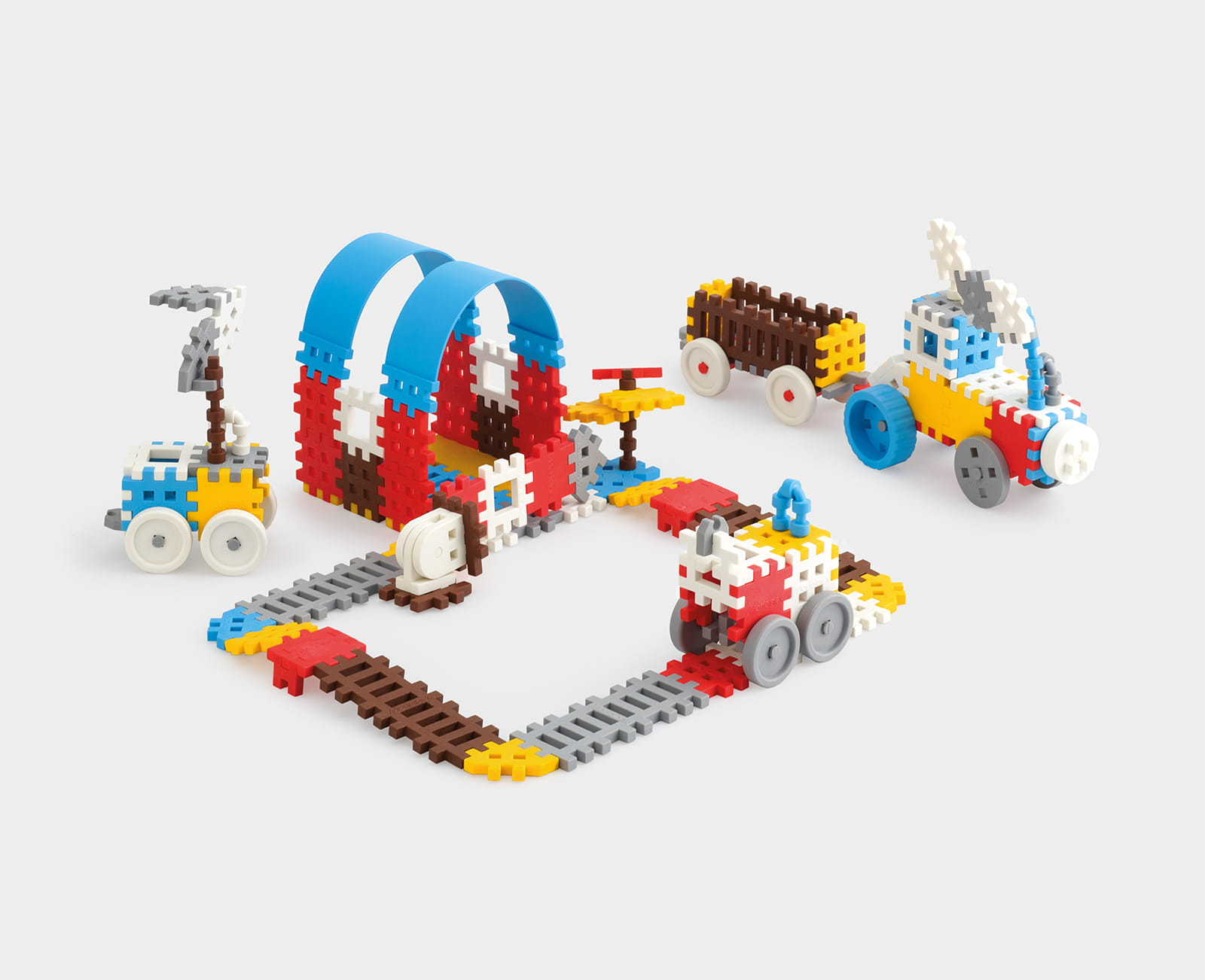Marioinex - Мини конструктор гофрети 140 части, син - Image 5