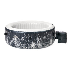 Надуваемо SPA джакузи Intex PureSpa™ Greywood Deluxe с Wi-Fi управление, LED,  4 места, 196х71см, PVC, черен