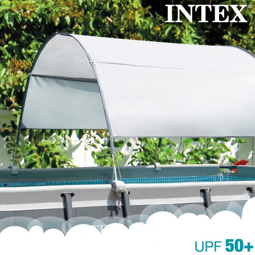 Сенник за басейн Intex UPF 50+ – защита от слънце за рамкови басейни - Image 3