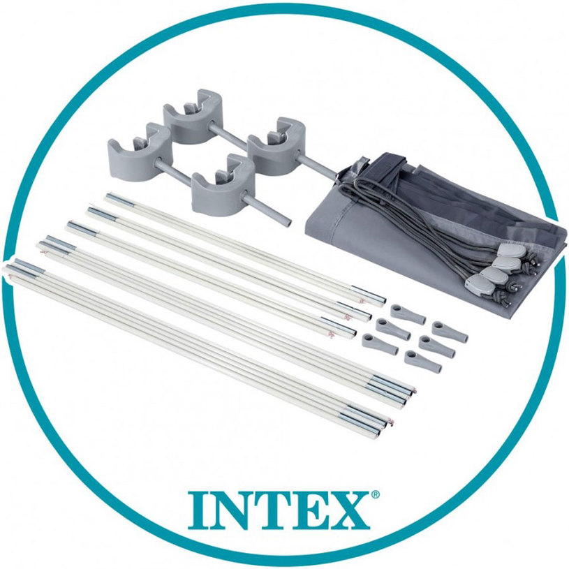Сенник за басейн Intex UPF 50+ – защита от слънце за рамкови басейни - Image 5
