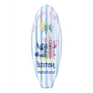 Детска надуваема дъска Сърф BESTWAY Disney Stitch, 114 х 46 см, PVC, Син
