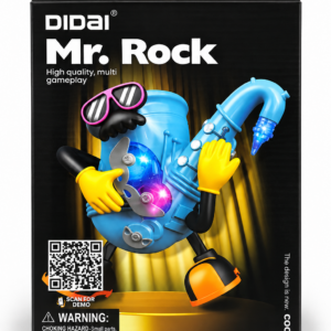 Интерактивен танцуващ саксофон Mr. Rock, музика, светлини, движение и звукови ефекти, 3+ години
